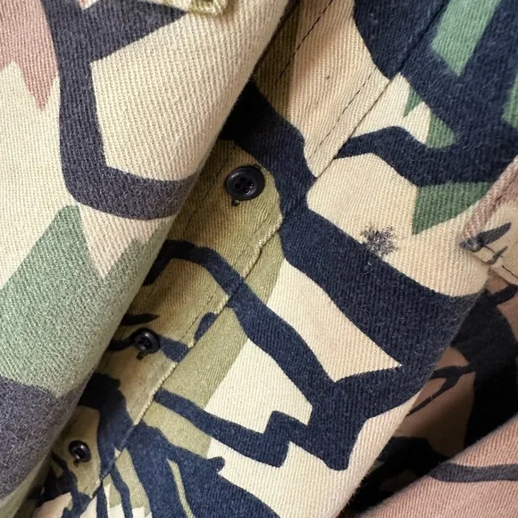 Vintage Predator Camo Shirt Long Sleeve Men’s Size 2XL Made In USA - Picture 6 of 7